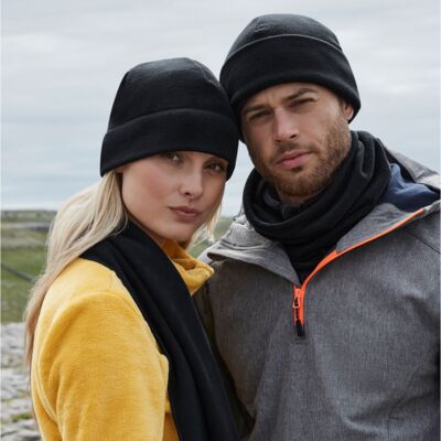 Recycled Fleece Cuffed Beanie Thumbnail