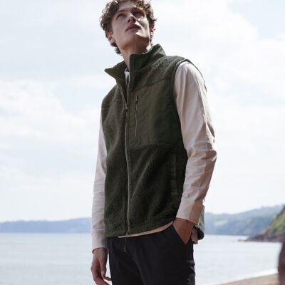 Recycled sherpa gilet Thumbnail