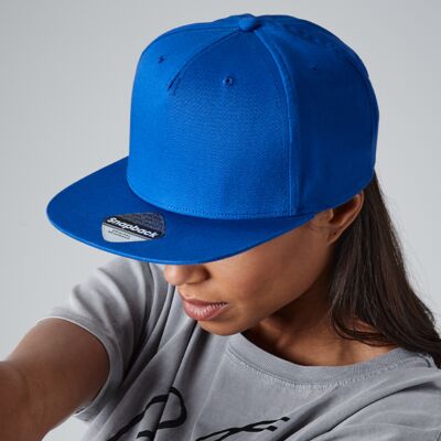 Beechfield 5 Panel Snapback Rapper Cap Thumbnail