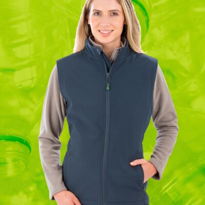 Ladies' Recycled 2-Layer Printable Softshell Bodywarmer Thumbnail