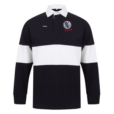 Exe Hockey striped long sleeve rugby top  Personalised Thumbnail