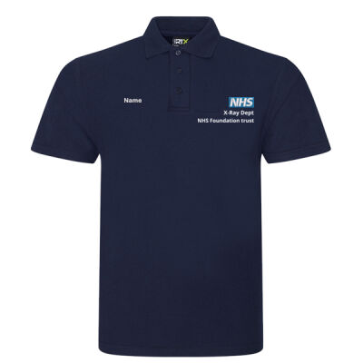 NHS Logo Polo Shirt - with Name, Dept & Hospital Thumbnail
