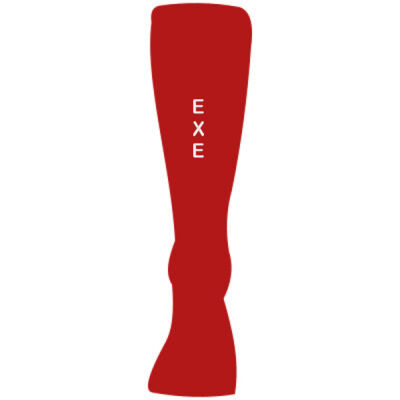 EXE Hockey Sports Sock - Red Thumbnail